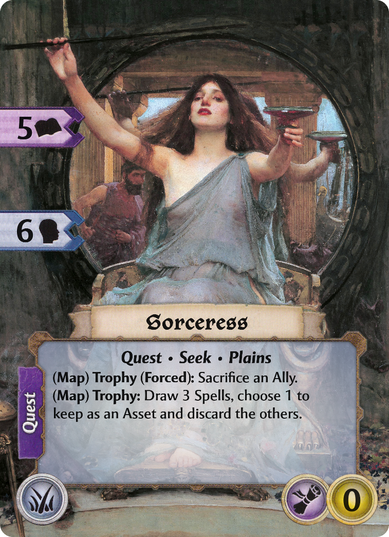 Sorceress (Quest • Seek • Plains)