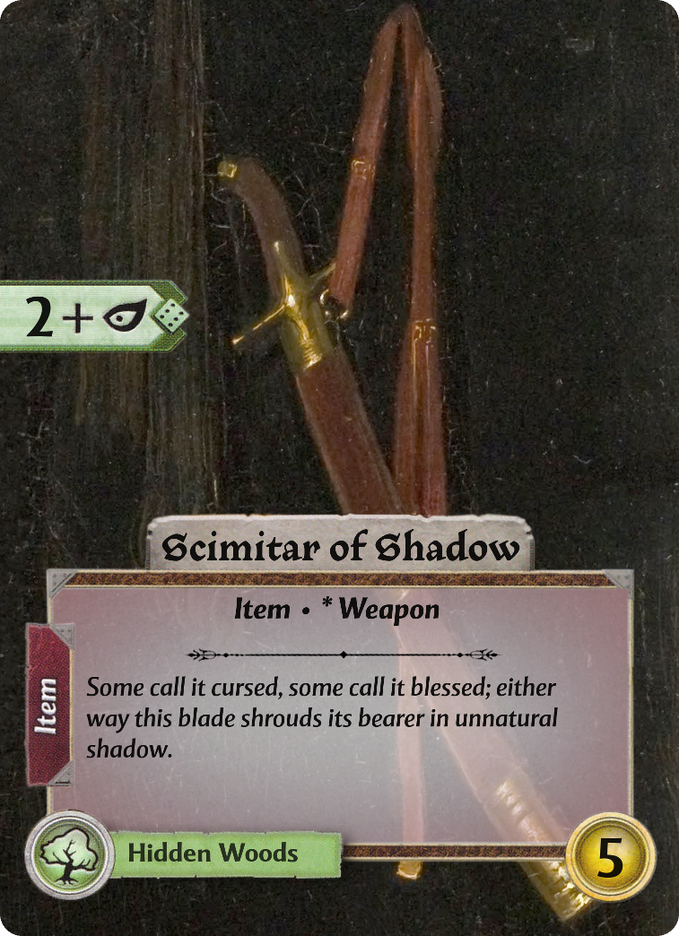 Scimitar of Shadow (Item • * Weapon)